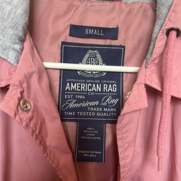 American‎ Rag Pink Rain Jacket - Picture 2 of 3